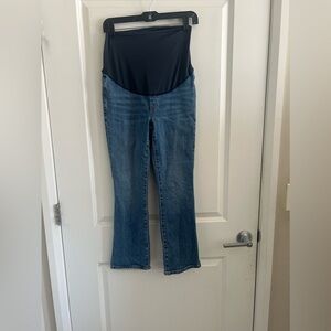 Madewell Kick Out Crop Maternity Jeans